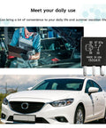 Mechanic examining a car with a 4 Pack 5 Pin 40A Fuel Pump Relay For 12V Auto Use Replacement Power Relay G8V RH 1C7T R DC12 shown