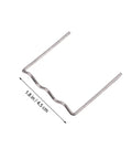 Car Bumper Staples Kit For Auto Body Repair 500Pcs Pre Cut Wave Staples For Hot Stapler Welding 0.6mm Easy Bumper Seam Fix