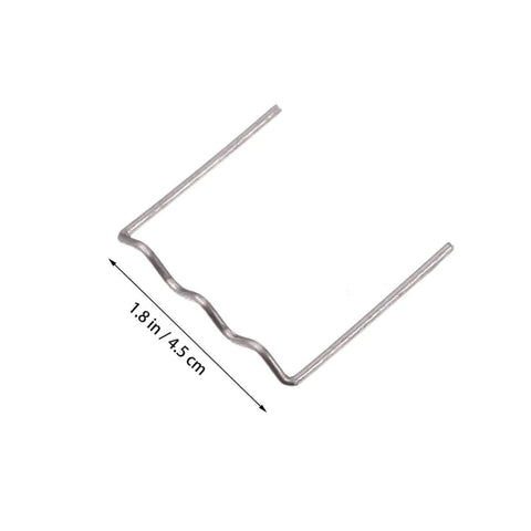 Car Bumper Staples Kit For Auto Body Repair 500Pcs Pre Cut Wave Staples For Hot Stapler Welding 0.6mm Easy Bumper Seam Fix