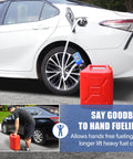 Auto Stop Sensor Fuel Transfer Pump With 51 Inch Hose And Tank Adapter Portable Liquid Pump for refueling a car