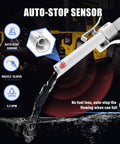Auto Stop Sensor Fuel Transfer Pump with 51 Inch Hose and Tank Adapter Portable Liquid Pump for Gasoline Diesel Kerosene Nitigo