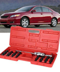 Slide Hammer and Blind Hole Bearing Puller Set, 9 pcs 8-32mm in red carry case with car background