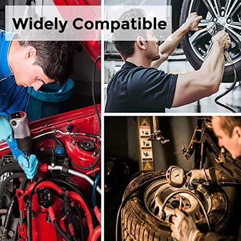 Mechanics using air tools compatible with Retractable Air Hose Reel With 180 Degree Swivel Bracket For Ceiling Or Wall Mount