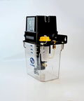 AMZ-III 200V Automatic Intermittent Gear Pump Lubrication System with 1.8L oil reservoir for industrial use, lightweight and compact.