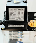 Automatic Intermittent Gear Pump Lubrication System with 1.8L Oil Reservoir, 220V, model AMZ III 285036, compact and lightweight design