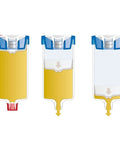 Diagram of SKF LAGD 125 EM2 System 24 Automatic Grease Lubricator showing dispensing process with 125 mL reservoir and settings