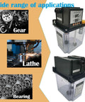 2L 110V Automatic Lubrication Pump With Dual Digital Display Gear Oiler for CNC, Machine Tools, Lathe, and Bearing Use