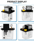 Automatic Lubrication Oil Pump For CNC Machines With 0 To 1.6 MPa Pressure Gauge And Low Oil Alarm product display