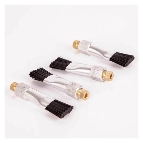 Pro Grade Automatic Oiling Brush For Chain Lubrication With M8 And M10 Threads, zinc alloy and nylon brush heads, 10 pack.