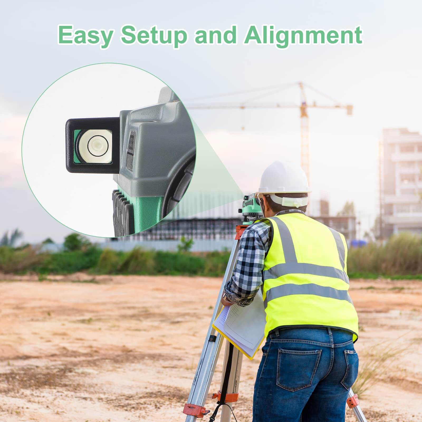 36X automatic optical level for Survey Precision ✓