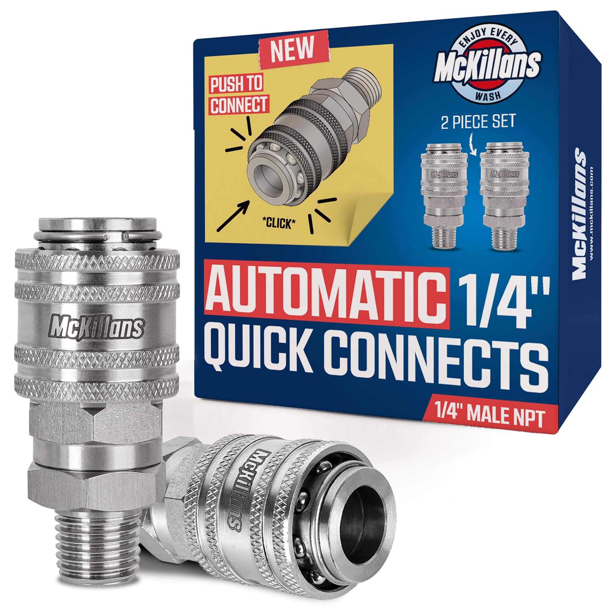 Stainless Steel Quick Connect Fittings for Pressure Washe...
