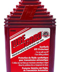 Automatic Transmission Fluid Protectant 32 Oz Bottle with red cap and label, designed to improve transmission performance.