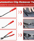 7 Piece Car Trim Removal Tool Kit With Non Scratch Plastic Pry Tools And Fastener Clip Pliers For Auto Interior Panel