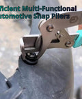 All In One Car Clip Pliers And Disassembly Tool For Fastener Removal Hassle Free Panel Access Trim Clips Rivets Without Damage Ideal For Interior And Exterior Car Trim Repair 2025 Model shown being used on a car panel.