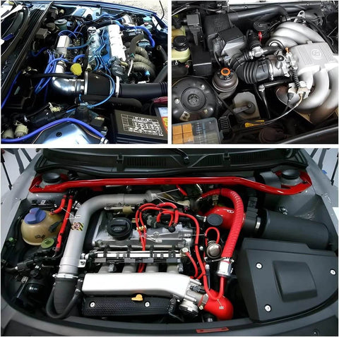 Silicone Vacuum Tubing Hose Line For Automotive Radiator, 10 Feet Long, Inner Diameter 0.25 Inch 6mm, in engine areas