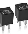 Ultra Micro 8T2T CA 12V DC 20A Automotive Relay Set Of 2 High Performance No Fuss Plug In ISO Type For Ford Vehicles