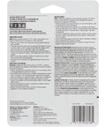 Back of packaging for Heavy-Duty Automotive Molding Tape 7/8 Inch Wide By 15 Feet, showing instructions and product information.