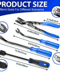 17 Piece Hook And Pick Set For Auto Trim Removal Kit with various sizes detailing clip pliers, removers, scrapers, and tools