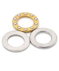 12x21x5mm Axial Ball Thrust Bearing With Brass Cage 10 Pack For Oven Turntables Pumps Rotary Equipment And Machine Tools components