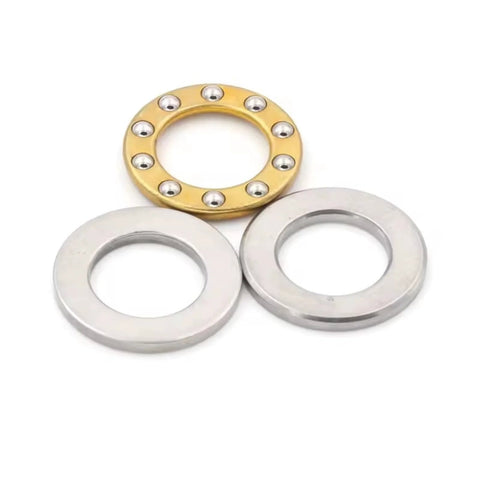12x21x5mm Axial Ball Thrust Bearing With Brass Cage 10 Pack For Oven Turntables Pumps Rotary Equipment And Machine Tools components