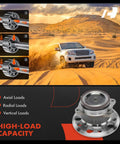 Two Pack Heavy Duty Front Wheel Bearing And Hub Assembly For Mercedes Benz C63 AMG 2008-2011/2013-2015, SLC43 AMG, desert drive