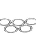 5-piece set of AS2035 washers for 4 Sets AXK2035 Thrust Needle Roller Bearings with 20mm bore, 35mm outer diameter, for precision machinery.