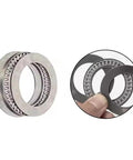 4 Sets AXK2035 Thrust Needle Roller Bearings With Washers, 20mm Bore, 35mm Outer Diameter, chromium steel rollers