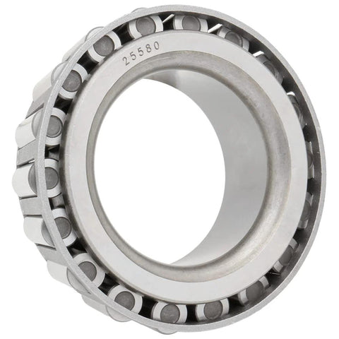 Close-up of Two Pack 10000 Lbs Trailer Axle Bearing Kit Outer Cone 25580, for Ten Thousand Pound Trailer Axle Spindle AL K0 Rockwell Hayes.