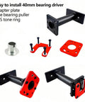 Heavy Duty Complete Axle Bearing Puller And Installer Kit With Abs Tone Ring Driver And Adapter Plate For 1995 To 2020 4Runner Tacoma Tundra Hilux Full Bearing Removal Tool Set With All Fasteners And Accessories