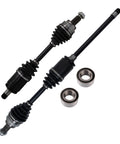 Front CV Axle Assemblies And Wheel Bearing Kit For BMW 3 Series 2006 2013 Includes 2 Front CV Axles And 2 Wheel Bearings Fits 325Xi 330Xi 328Xi 335Xi 328i XDrive 335i XDrive Models DIY Ready Durable Replacement