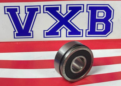 B10-50D-2RS Alternator Bearing 10x27x11mm Sealed 10mm Bore ID chrome steel on red surface with VXB logo