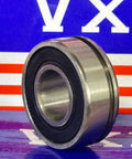 Side view of B15-69-2RS Alternator Ball Bearing 15x35x13mm - Sealed, rubber sealed chrome steel for automotive use.