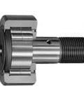 Side view of Single bearing NUCF12-1R Uncaged Cam Follower Bearing with M12x1.25 Stud, 32 mm Roller Diameter, Shielded, High Carbon Steel