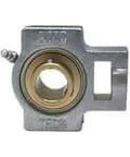 UCT210NPMZ2 50mm Wide Slot Set-Screw Take-Up Bearing, Zinc-Plated Ball Insert with Contact Seal, Nickel-Plated Cast Iron Housing T210NP
