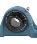 UGAK210-31 Single pillow block bearing with eccentric collar, 1-15/16 in I.D., cast iron housing, front view