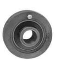 Front view of Single heavy set-screw round cartridge unit 2-15/16 in bore UCC315-47 replacement for shaft applications mount with sealed ball bearing.