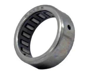 BA128ZOH Shell-Type Needle Bearing 3/4" x 1" x 1/2" side view showing thin-walled outer ring with open ends