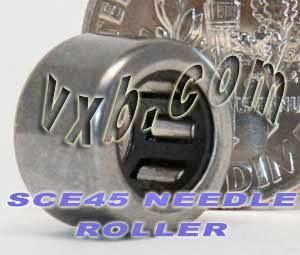 BA45ZOH Shell Type Needle Bearing 1/4x7/16x5/16 Inch - VXB Ball Bearings