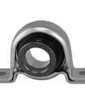 Front view of Single Narrow Eccentric Collar Pressed Steel Pillow Block Bearing for 1-5/16 in Shaft, showing locking mechanism.