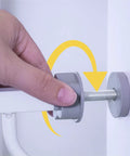 Adjusting the Extra Wide Baby Gate For Doorways And Bottom Of Stairs Adjustable From 29 To 38 Inches 30 Inches Tall With 6 Inch Extension