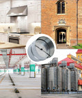 4 Inch Backdraft Damper Duct 2 Pack One Way Airflow Insert For Ducting In Range Hoods Bathrooms Fans Heavy Duty