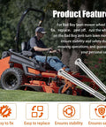 018-0004-00 Hex Head Screw Bolt, for Bad Boy 1/2-13 x 7 Wheel Bolt shown with lawn mower in background, anti-rust feature emphasized