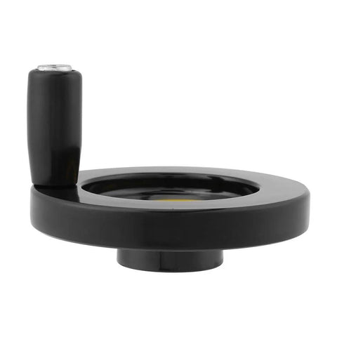 Rear Hand Wheel For Lathe And Milling Machines With Removable Revolving Handle In Black Bakelite Round 12x80mm Screw Hole Easy Assembly