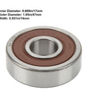 Beefy Heavy Duty 6303 2RS Ball Bearing With Aluminum Alloy Construction For Maximum Durability And Low Friction Premium Replacement Bearing For Automotive Generators And Electrical Systems
