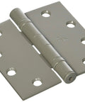 Ball Bearing Hinge 4-1/2 By 4-1/2 Inches Template Butt Hinge All Metal Construction With Prime Coated Finish