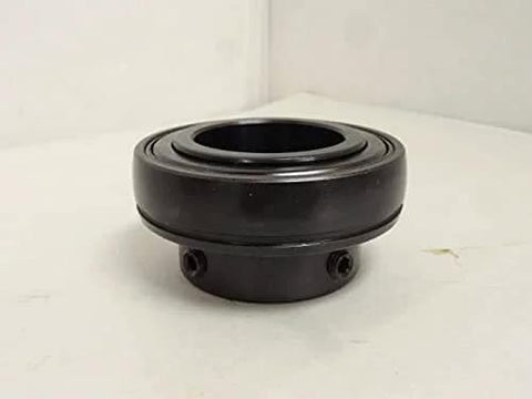 Ball Bearing Insert With One And Fifteen Sixteenths Inch Bore And Ninety Millimeter Outer Diameter Heavy Duty Set Screw Locking Industrial Grade Precision Component For Machinery Rexnord MB251-1516-PENPA, front view