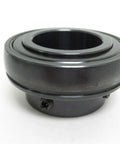 Ball Bearing Insert With One And Fifteen Sixteenths Inch Bore And Ninety Millimeter Outer Diameter Heavy Duty Set Screw Locking Industrial Grade Precision Component For Machinery Rexnord MB251-1516-PENPA, side view.