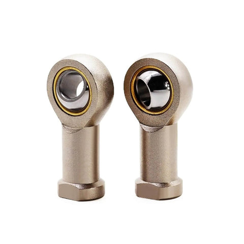 Built Tough Ball Bearing Rod End Joint With Internal Thread Metric Female Cylinder Fisheye Connector For M4 M5 M6 M8 M10 And M12x1.25 Thread, Industrial Grade Fit For Machinery And CNC, VXAXPOHZA, side view