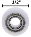 Ball Bearing Router Guide With Non Mar Nylon Sleeve, One Half Inch Outer Diameter And Three Sixteenth Inch Inner Diameter