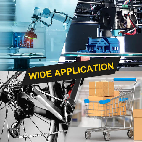 Two Pack SMR63 2RS Deep Groove Ball Bearings 3 Millimeter By 6 Millimeter By 2.5 Millimeter Size for robotics and machinery applications.